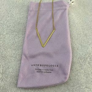 Anthropologie V Necklace